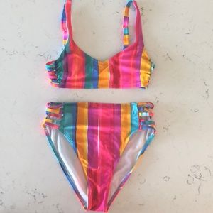 Xhileration brand high-waisted bikini